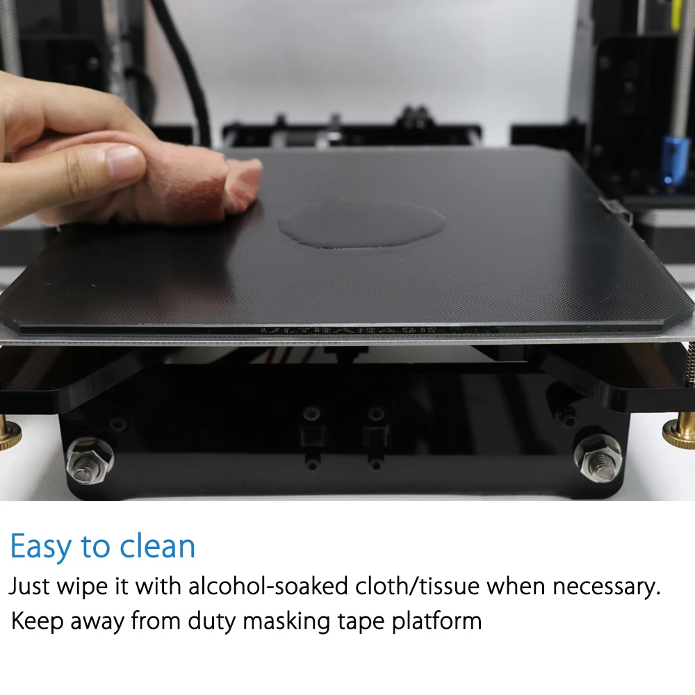 Модернизированная самоклеящаяся стеклянная пластина 220 градусов Ultrabase 220x мм для