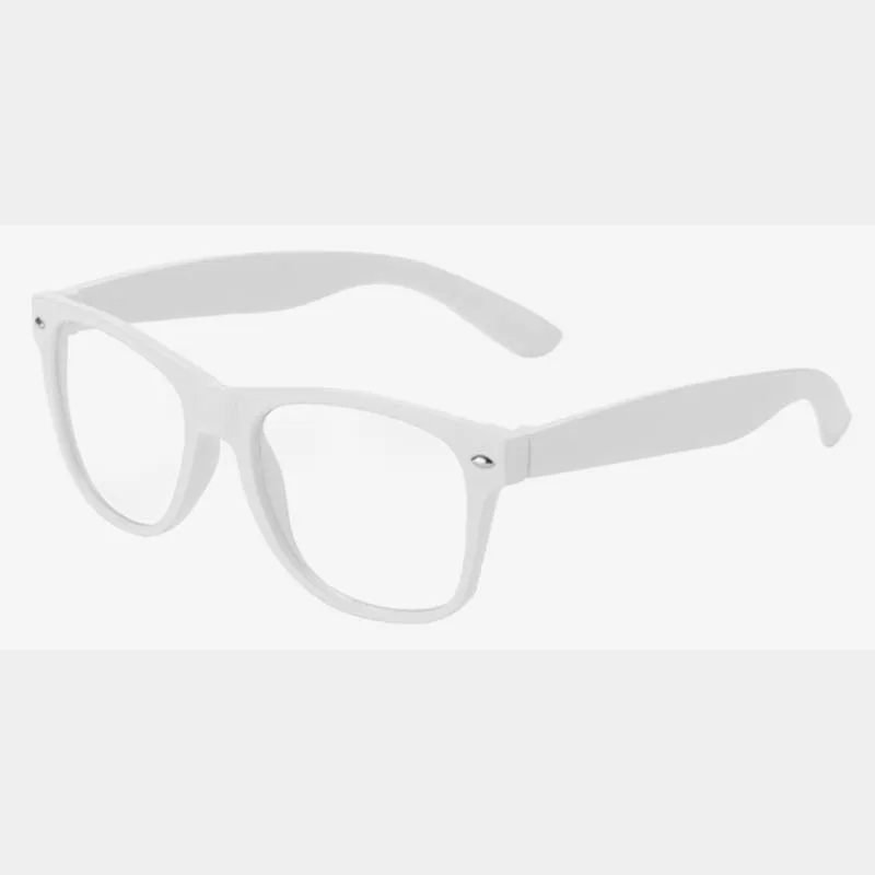 C05 White Модные очки для защиты от Голубых лучей, компьютерные очки, прозрачные очки для женщин и мужчин, ретро очки для близорукости, прозрачные линзы, унисекс - Цвет оправы: C05 White