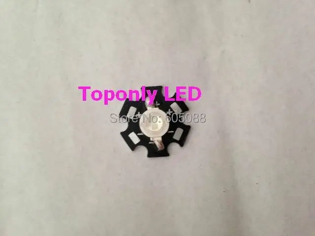 Высококачественный зеленый светодиодный Диод 5 Вт с радиатором сверхъяркий 300-320