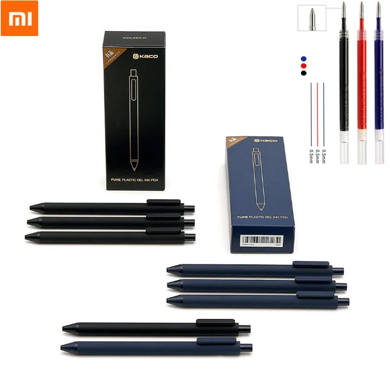 Ручка Xiaomi KACO 0 5 мм с гладкими чернилами и АБС пластиком|Стилусы| |