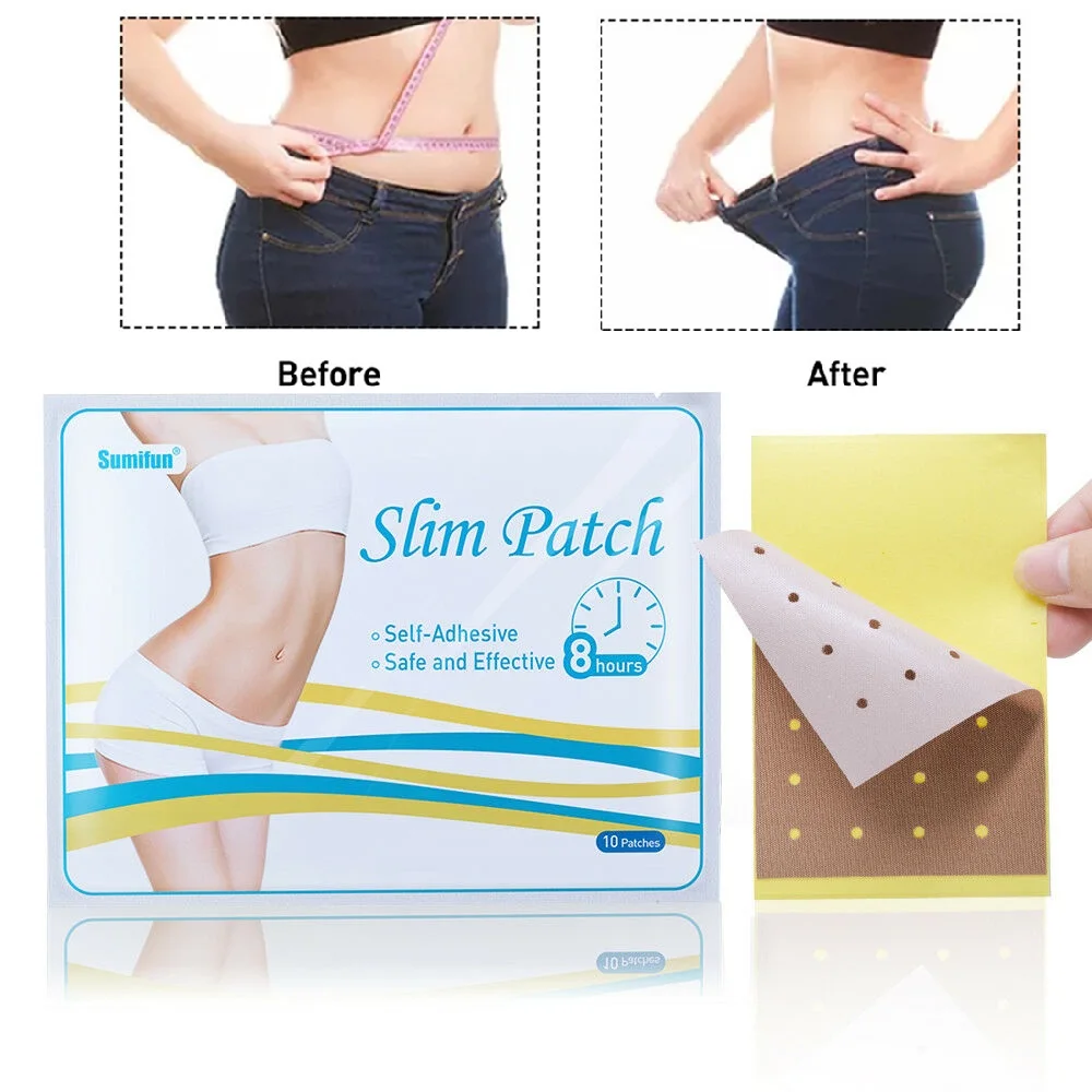 

10Pcs/bag Slimming Fat Burning Patches Toxin Eliminating Sleeping Slim Patches Body Shaping Sticker