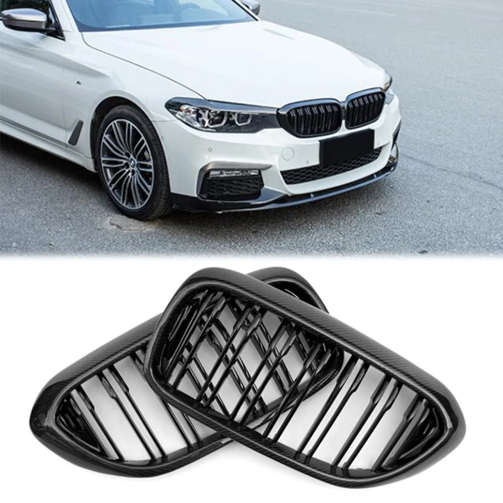 Передняя решетка радиатора из АБС-пластика для BMW 5 Series G30 G31 G38 530i 540i 2017 2018 2019 2 шт. |