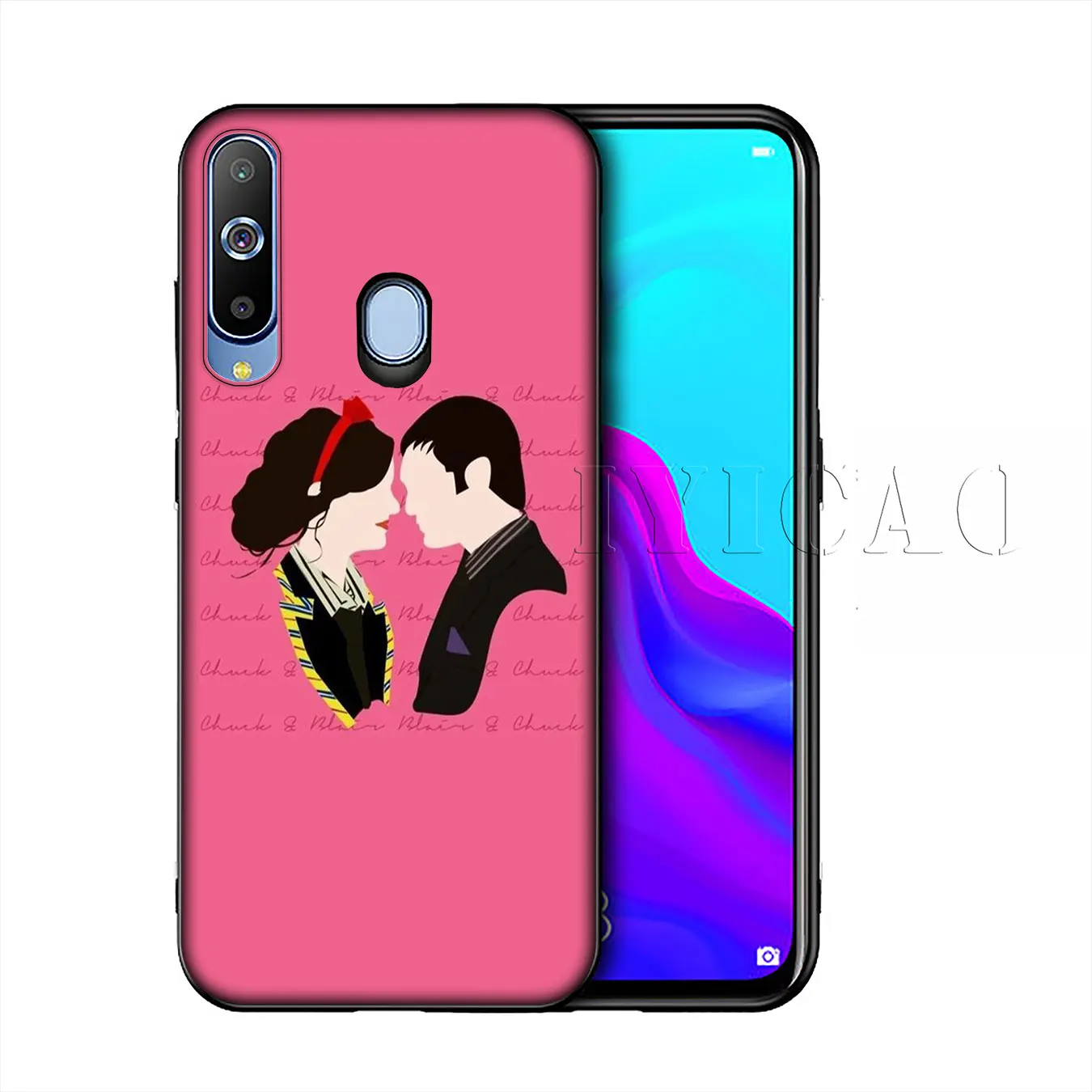 IYICAO Cute cartoon girl Silicone Soft Case for Samsung Galaxy A10 A30 A40 A50 A70 M10 M20 M30 Cover |
