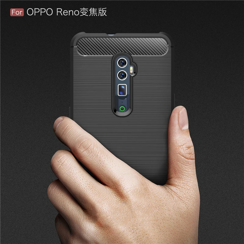 Чехол для OPPO Reno 10X Zoom чехол телефона в деловом стиле мягкий силиконовый резиновый