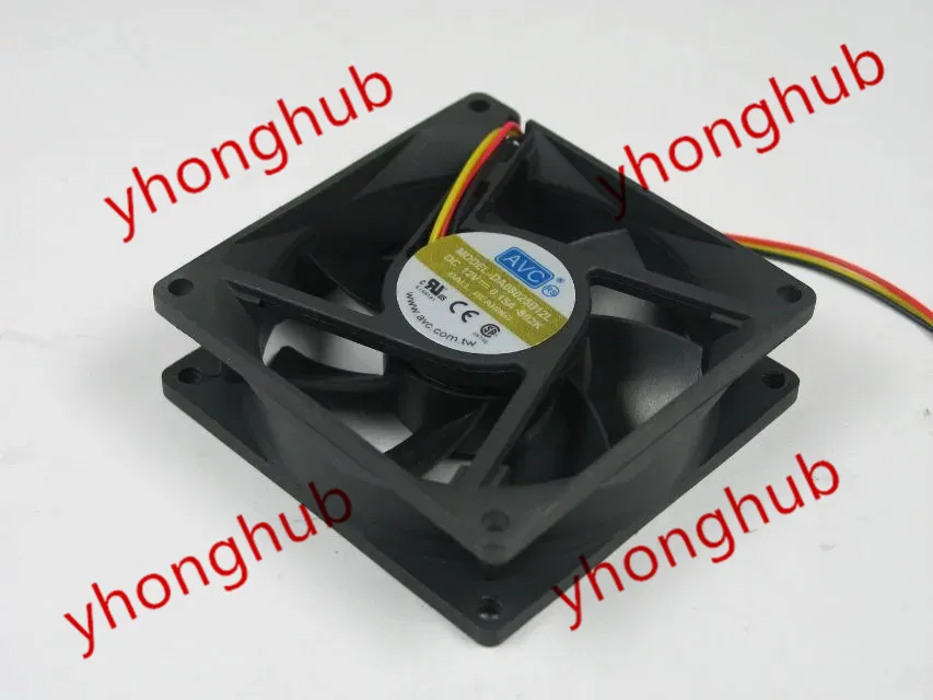 AVC DA08025B12L 502K DC 12V 0.15A 80x80x25 мм вентилятор охлаждения сервера|square fan|server fandc fan 12v |