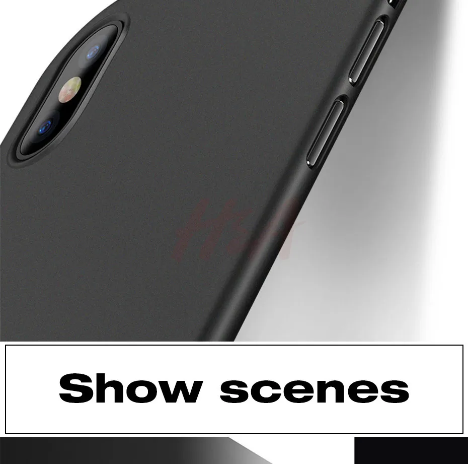 H& A 0,26 мм матовый чехол для телефона для iPhone 6 6S Plus 8 7 Plus чехол ультра тонкий жесткий чехол для iPhone X Xs Max Xr чехол для телефона s