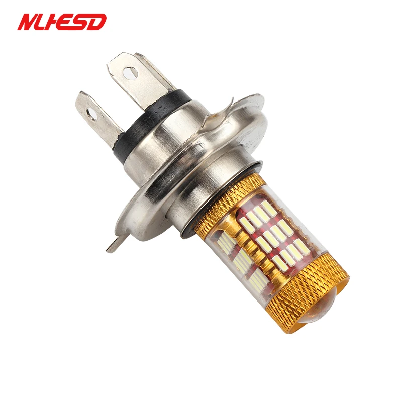

2pcs Car Led fog lamp H4 60smd 4014 Led Chip 30W high power led bulb LED Turn Brake Stop Signal Tail Fog Bulb Light Lamp