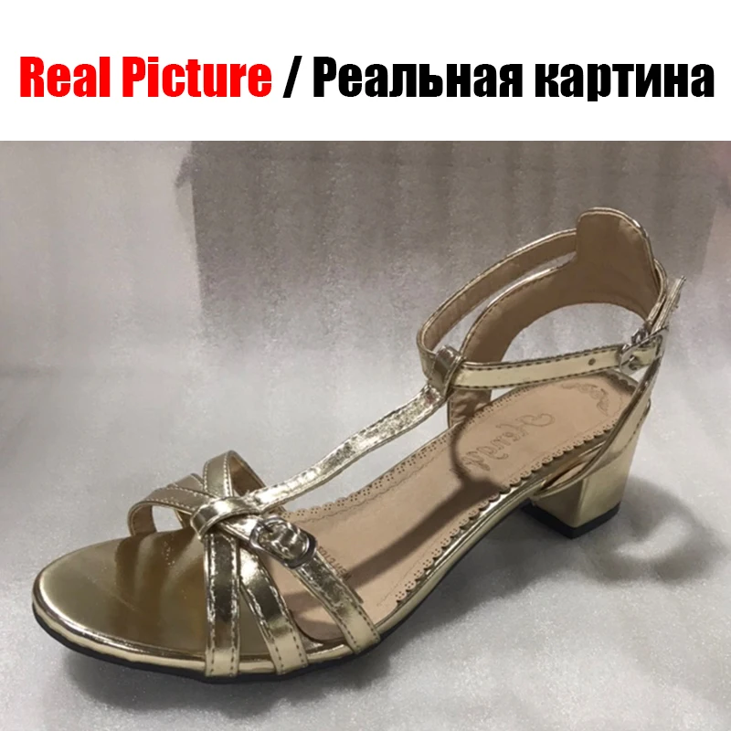 BONJOMARISA/ г.; милые летние сандалии-гладиаторы с круглым носком; женская обувь на платформе и высоком массивном каблуке; большие размеры 34-43