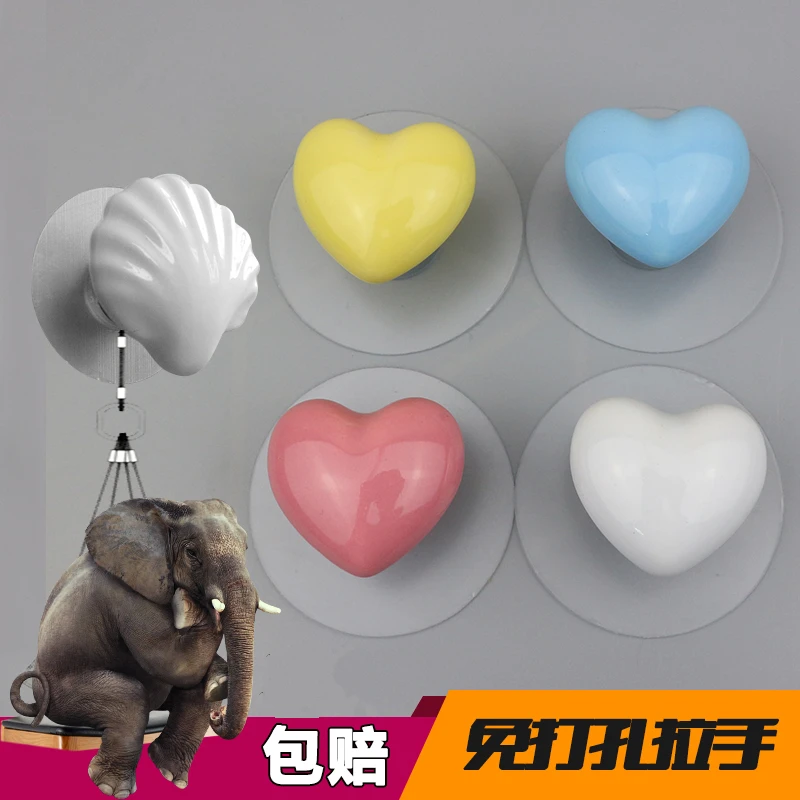 Стеклянная Ручка для двери и окна детской комнаты шкафа присоска ручка без