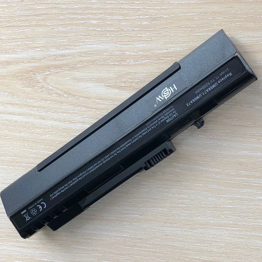 5200 мА/ч, Батарея для acer Батарея acer Aspire One A150 AOD150 AOD250 D250 UM08A31 UM08A32 UM08A41