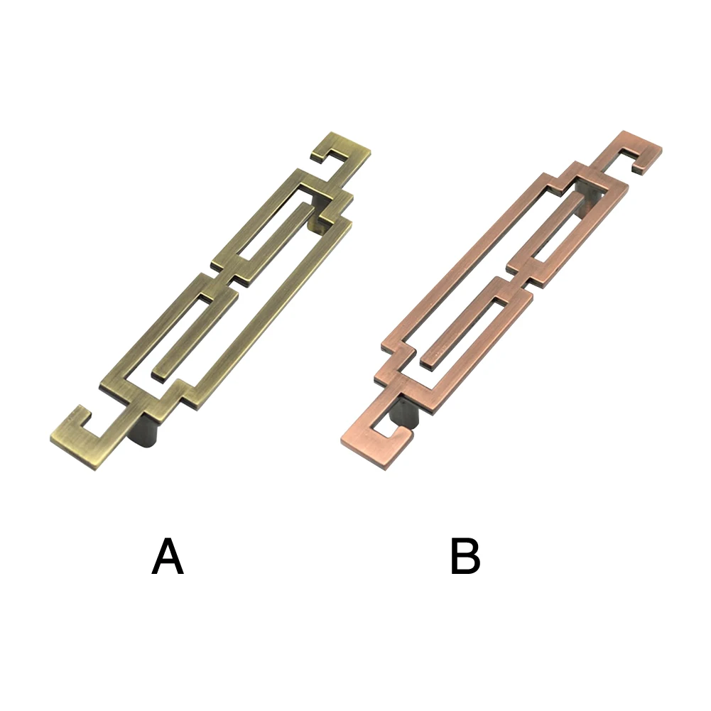 Retro Hardware Pull Accessories Practical Unique Cabinet Handle Europe Style With Screws Kitchen Household Durable Easy Install |