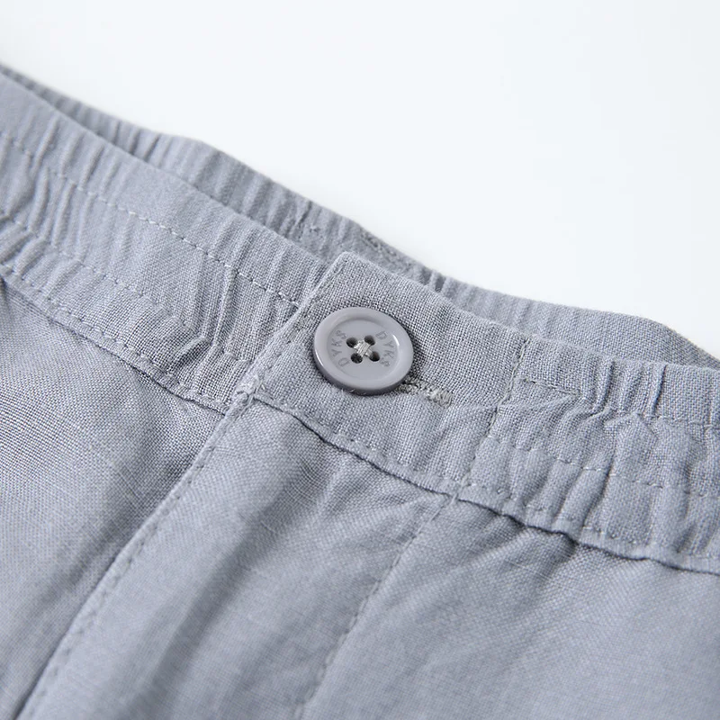 Men Pants True Natrual Linum Big Size Summer Breathable Dry Fast Anti-static Flax Cool Thin Male Quality Man Linen Trousers | Мужская