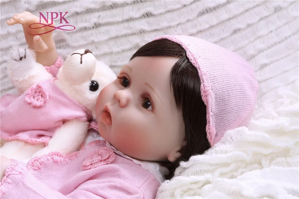 Кукла Bebe Reborn npk Dolls полностью силиконовые куклы reborn baby игрушки для девочек 23 &quot57