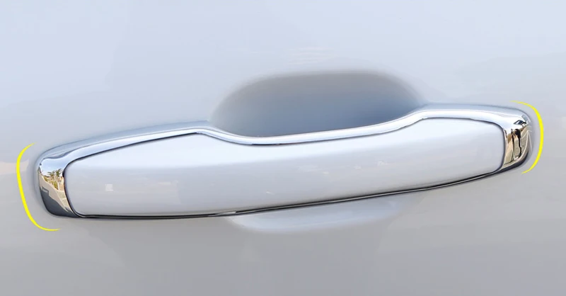 Для VOLVO S90 V90 ABS Chrome экстерьер автомобиля рамка дверной ручки накладка, отделка, 4 шт., автомобильный Стайлинг