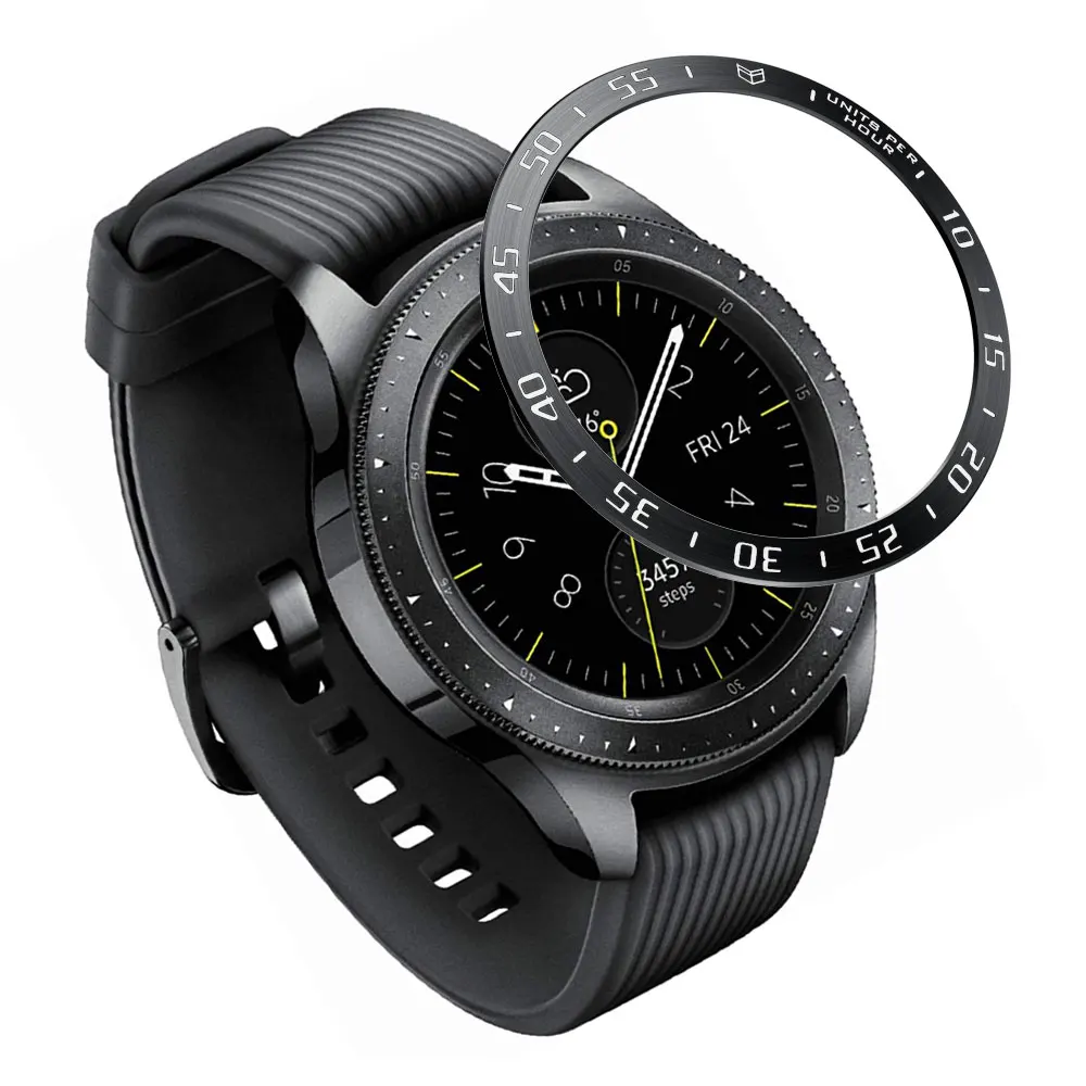 Сменные Смарт часы Аксессуары для Samsung Galaxy Watch 42 мм ободок кольцо клейкая крышка
