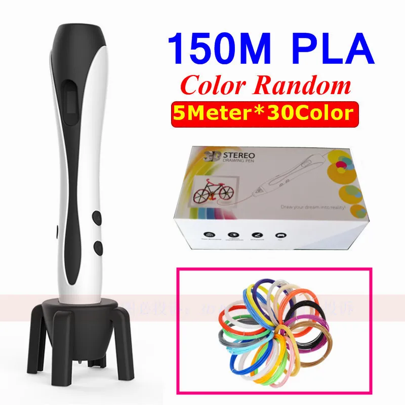 Цвет коробки Аутентичные 3D Граффити ручки Карандаш дополнительный нити PLA ABS для