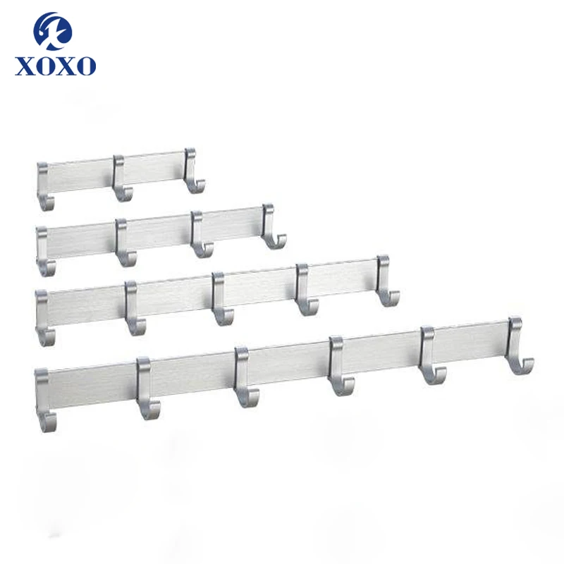 XOXO Robe hook Bathroom Accessories Stainless Steel 304 Aluminum Clothes Hook Fixed Holder Restroom Tower Hooks 673-676 | Обустройство