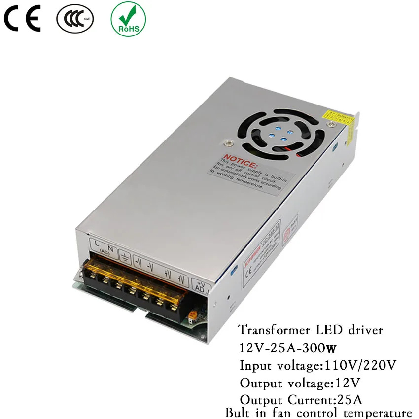 Трансформатор переменного тока 110 V 220 к DC 5 12 24 1A 2A 3A 5A 10A 15A 20A 30A адаптер