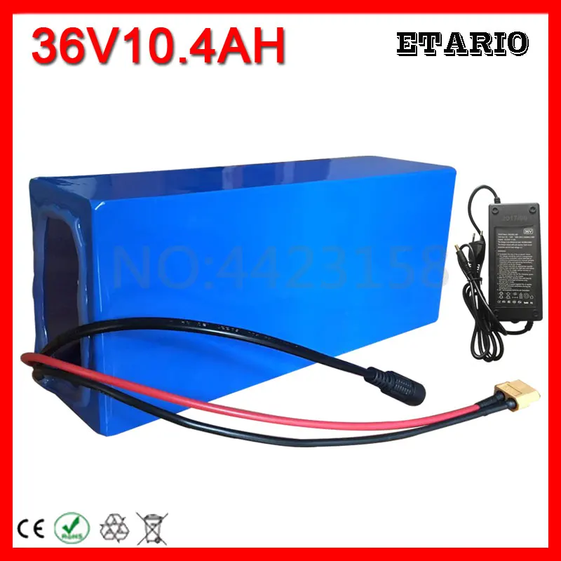Литиевая батарея для электрического велосипеда 36 В 10 а с зарядным устройством 15A