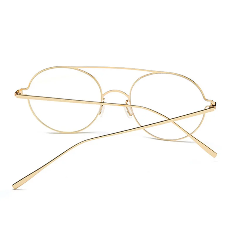 

KESMALL 2018 Fashion Prescription Diopter Glasses Women Men Alloy Retro Eyeglasses Frame With Myopia Lens Reading Eyewear XN382P