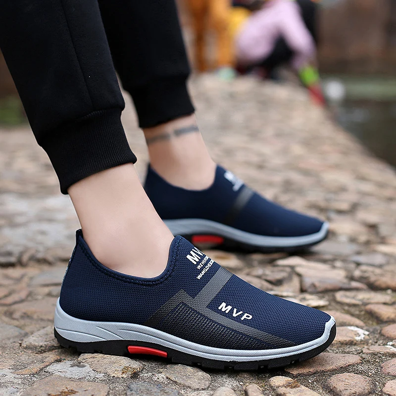AODLEE Fashion Mens Shoes Casual Luxury Brand Men Loafers Sneakers Mesh Driving Boat Slip on |