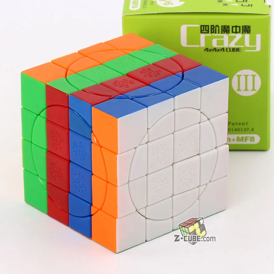 Магический куб головоломка mf8 Dayan Crazy 4x4x4 4*4 v3 коллекция необходимая