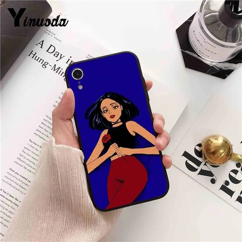 Yinuoda Модный чехол для телефона с рисунком на тему любви iPhone 8 7 6 6S 6Plus X XS MAX 5 5S SE XR 11 pro