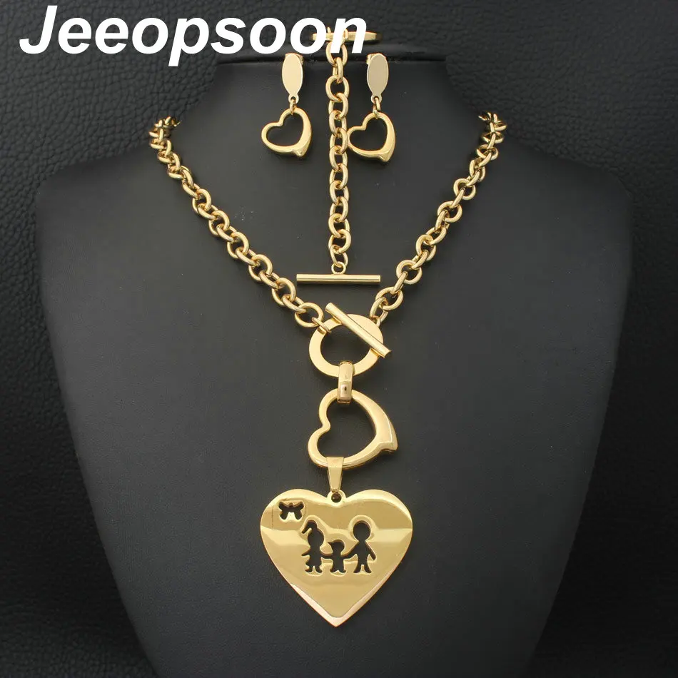 Горячие Нержавеющая сталь моды фигура Jewelry цвет золотистый Цепочки и ожерелья