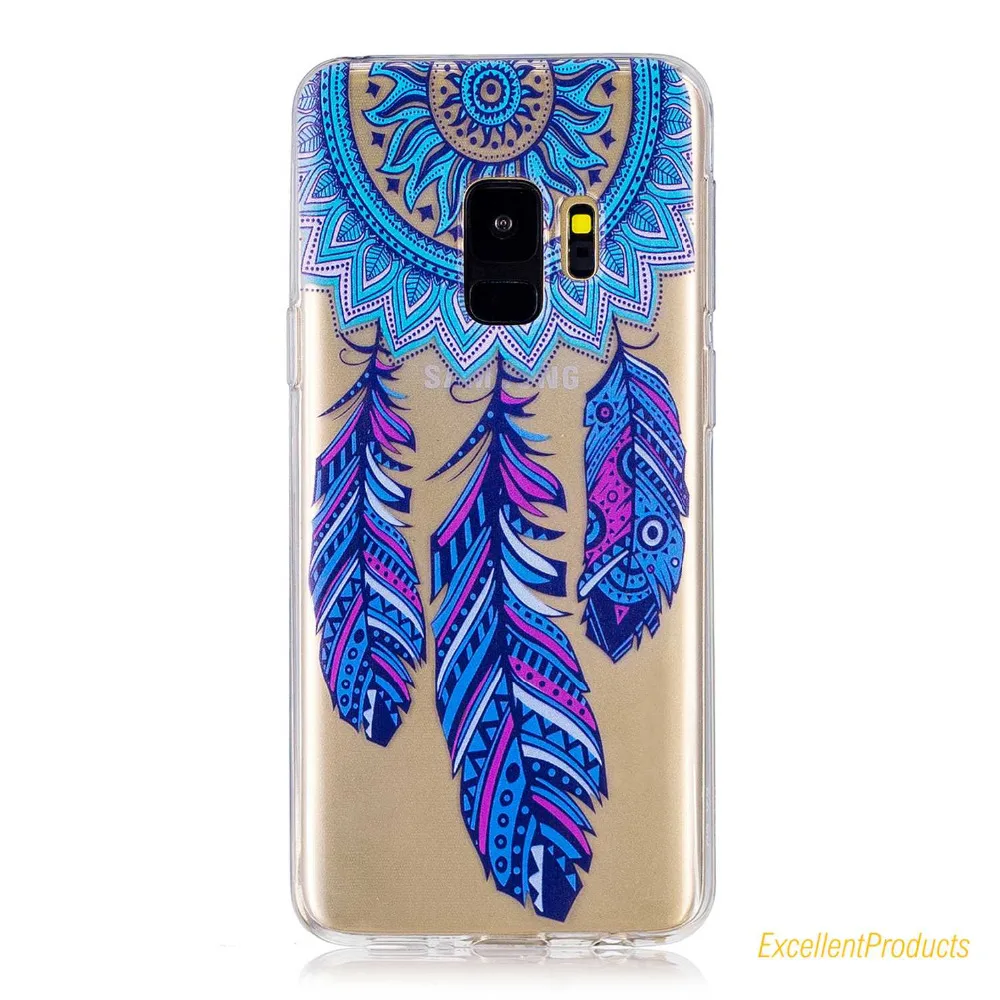Для Coque samsung S9 плюс пластичный чехол из термополиуретана силикона Фламинго