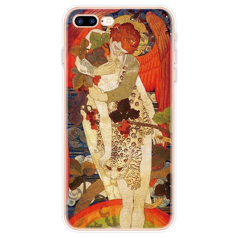 ТПУ чехол для телефона Renaissance для iPhone 8 7 6 6S Plus для iPhone XS Max XR TPU чехол для iPhone 5 5S SE 5C 11X4 4S чехол