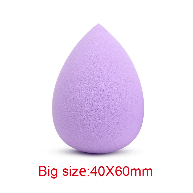 Large Light Purple Cocute макияж основа Губка макияж Косметическая пудра гладкая Красота Косметика Макияж Губка Красота Инструменты подарки - Цвет: Large Light Purple