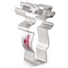 Нож для печенья KENIAO с рождественской головой оленя-5,5x9 см-зимняя бисквит Фондант форма для выпечки хлеба сэндвич-нержавеющая сталь