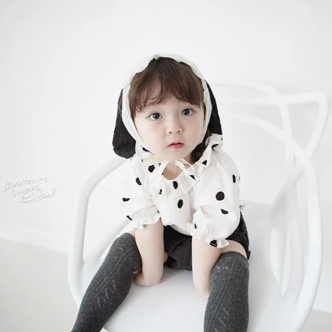 Новинка лета 2019 Милая шапка для щенка шорты и куртка детские комбинезоны из 3