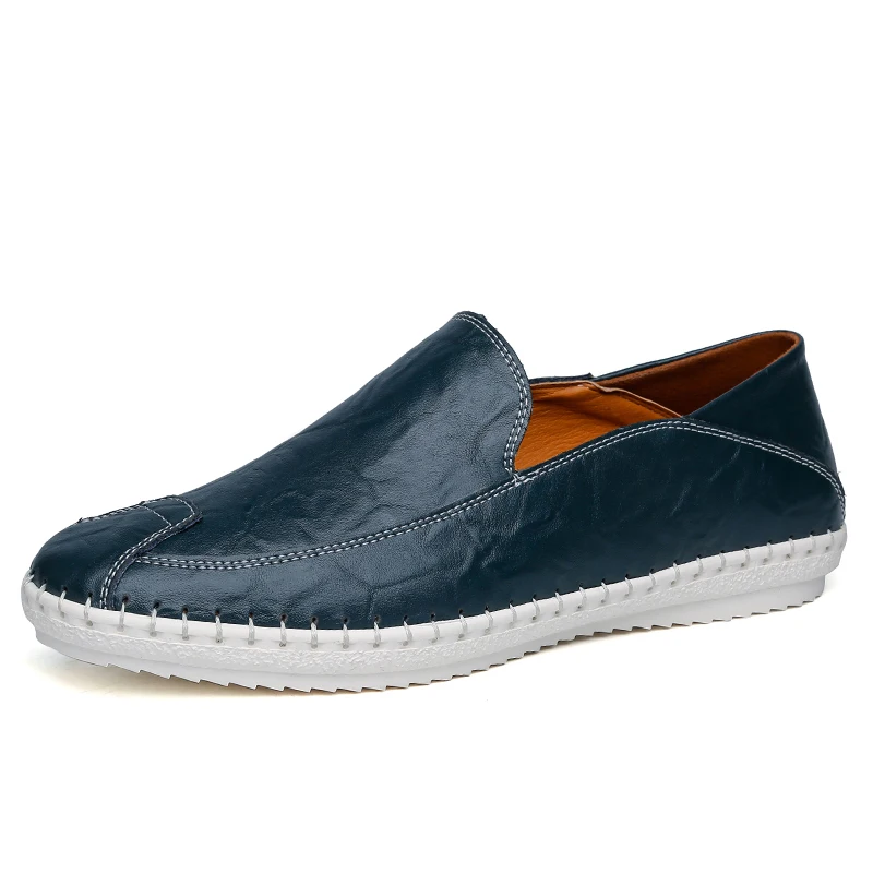 VANCAT Big Size High Quality Genuine Leather Men Shoes Soft Moccasins Fashion Brand Flats Comfy Casual Driving Boat38-47 | Обувь