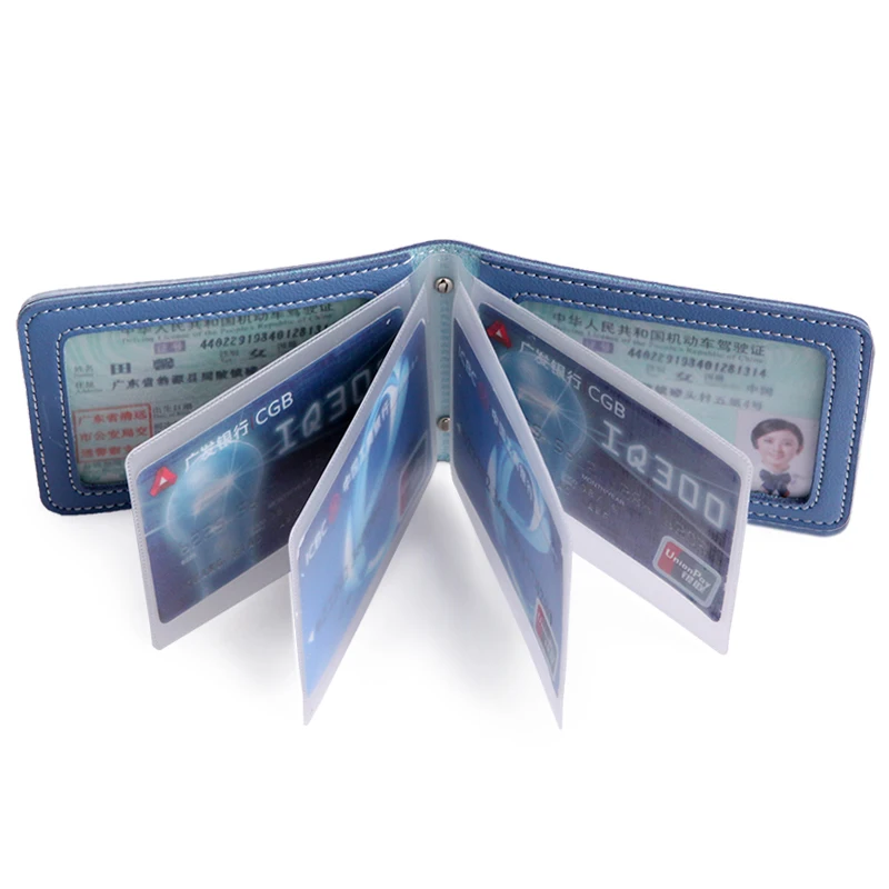 Чехол для документов мужчин и женщин держатель карт водительское удостоверение - Фото №1