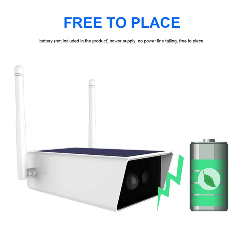 Солнечная HD1080P беспроводная WiFi камера ночного видения Автомобильная камера видеорегистратор Автомобильная камера для Android IOS наружная Домашняя безопасность Авто рекордер
