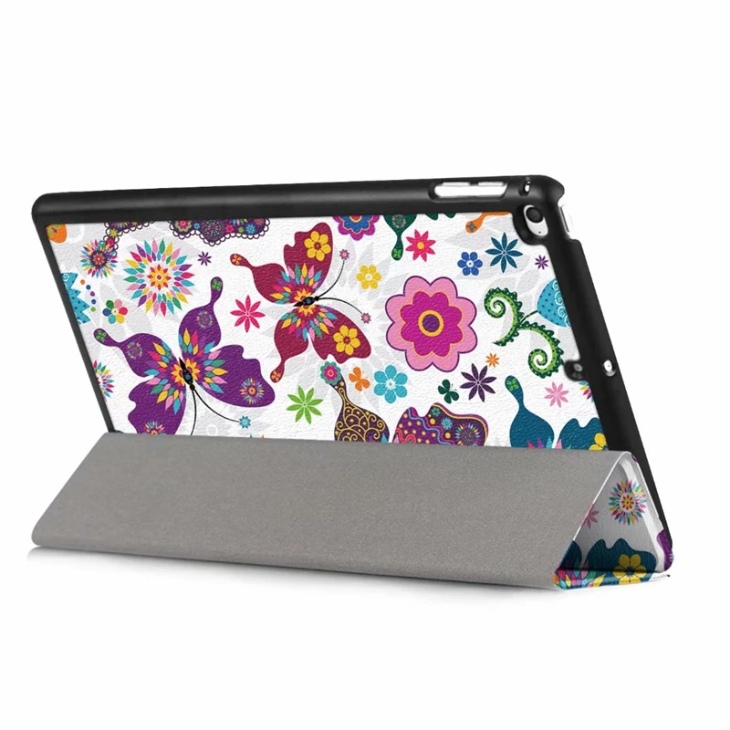 Для новых 2019 ipad mini 5 7 9 дюйма Чехол 4 &quotтри раза сзади из искусственной кожи Smart Cover