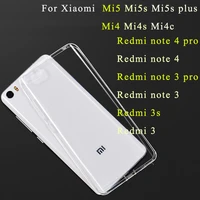 clear gel case for xiaomi mi 5 5s plus max 3 xaomi redmi note 8t 9s 9 6 pro 5 5a silicone case transparent smartphone cover tpu