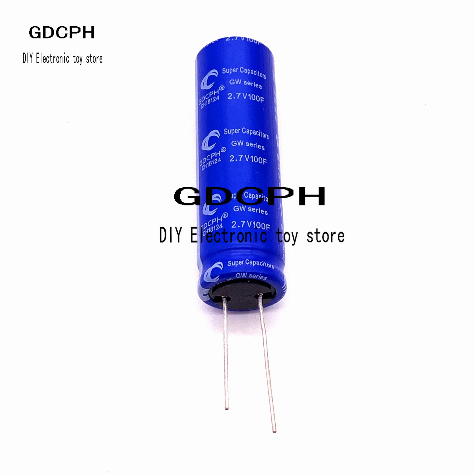2.7V100F ультраконденсатор 18*60 фарадный конденсатор с алюминиевой крышкой