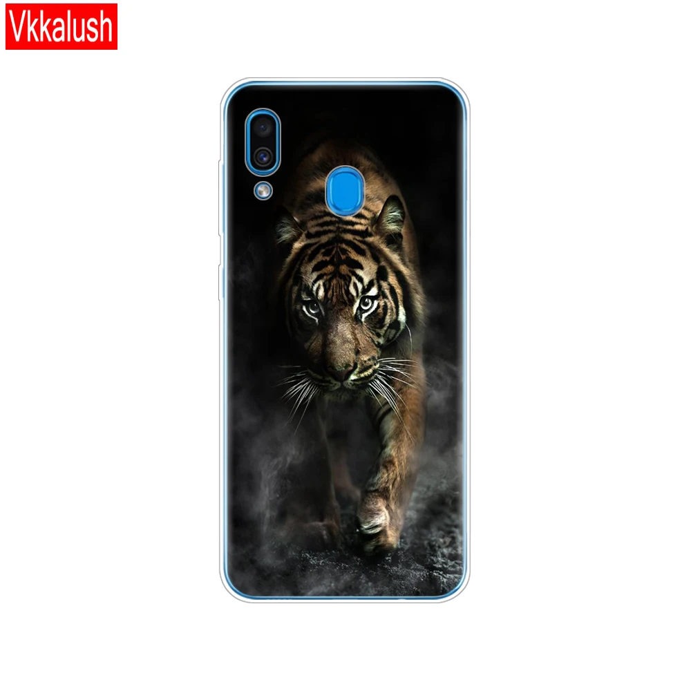 80261 Силиконовый чехол Sfot для Samsung Galaxy A20, чехол A20E, чехол для Samsung A20 A 20, A205F, A20E, A202F, защитный чехол, полностью 360 - Цвет: 80261
