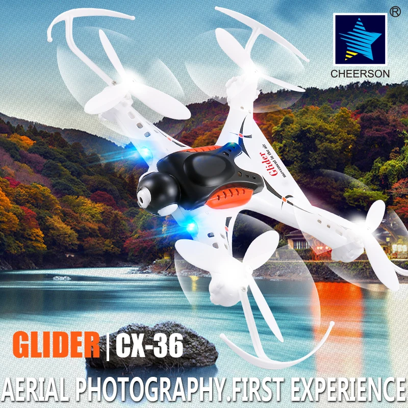 Cheerson БПЛА cx36 qaudcopter 4ch 6 оси Drone телефон WI FI Управление тяжести Сенсор высота hold