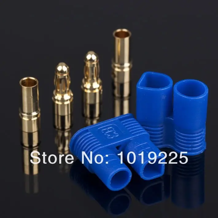 

500 Pairs EC3 Banana Plug Female Male Bullet Connector with Housing For RC ESC LIPO Battery Motor
