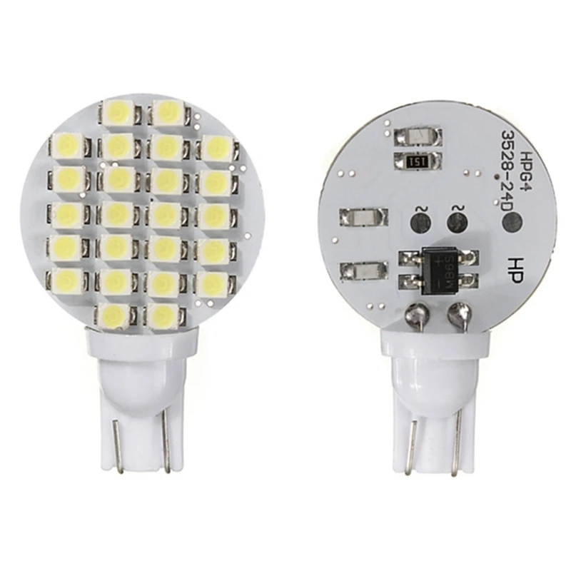 Лучшая цена Белая светодиодная панель 168 194 501 W5W 24 SMD 1210 автомобильная боковая
