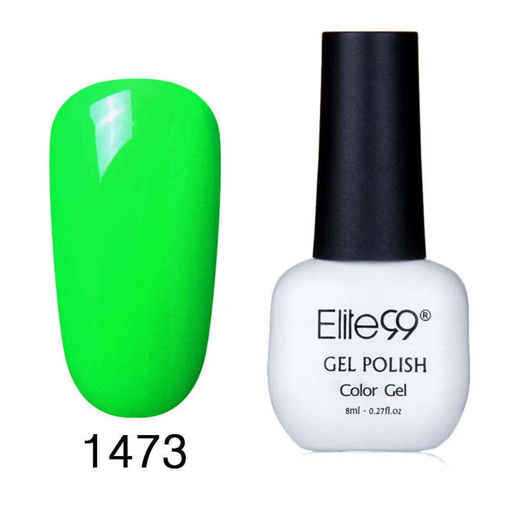 G1473 Elite99 8 мл Лидер продаж Цвет, гель, лак для ногтей, био-Гели Soak Off УФ полу Перманентный лак для ногтей Lucky лак Лаки - Цвет: G1473
