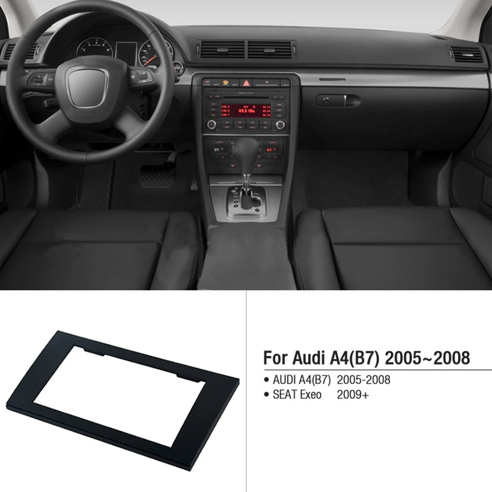 Рамка автомобильного мультимедийного Проигрывателя для Audi A4 B7 2005 ~ 2008 радио GPS