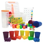 Детский развивающий медведь Монтессори для раннего обучения, цифровые познавательные игрушки, ручной развивающий мозг, набор медведей, Обучающие пособия, игрушка в подарок