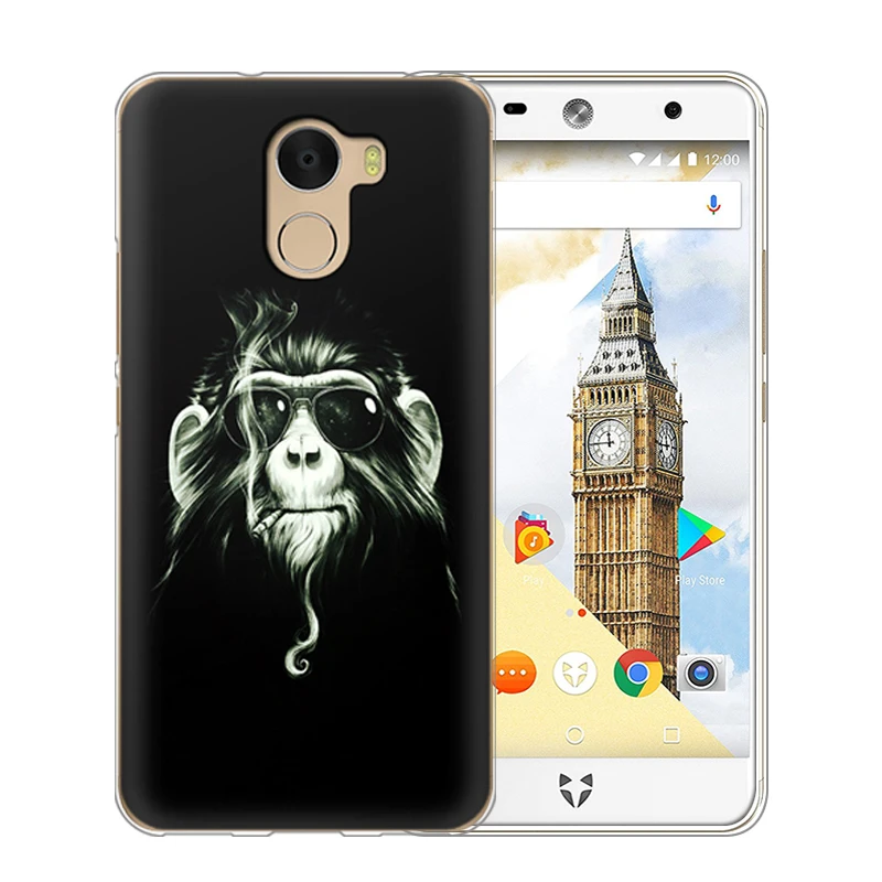 JURCHEN For Wileyfox Swift 2 Case Cover Cute Cartoon Silicone Soft Back Phone Plus Coque | Мобильные телефоны и