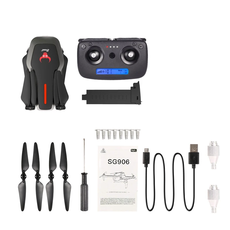 Sg906 Rc беспилотный с Gps Wi-Fi камера бесщеточный Селфи складной Drone Hd 4K камерой долгое