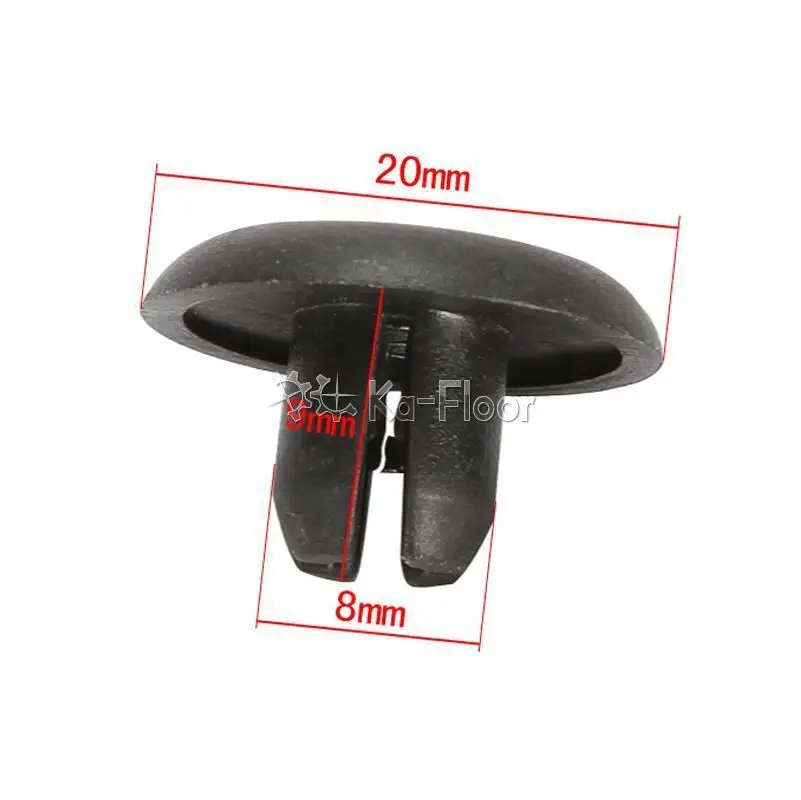 free shipping 20x Black Fastener Bumper Clips Retainer Shield Screws Fender Plastic Rivet Fit For Honda Acura 91512-SM4-003 | Автомобили и