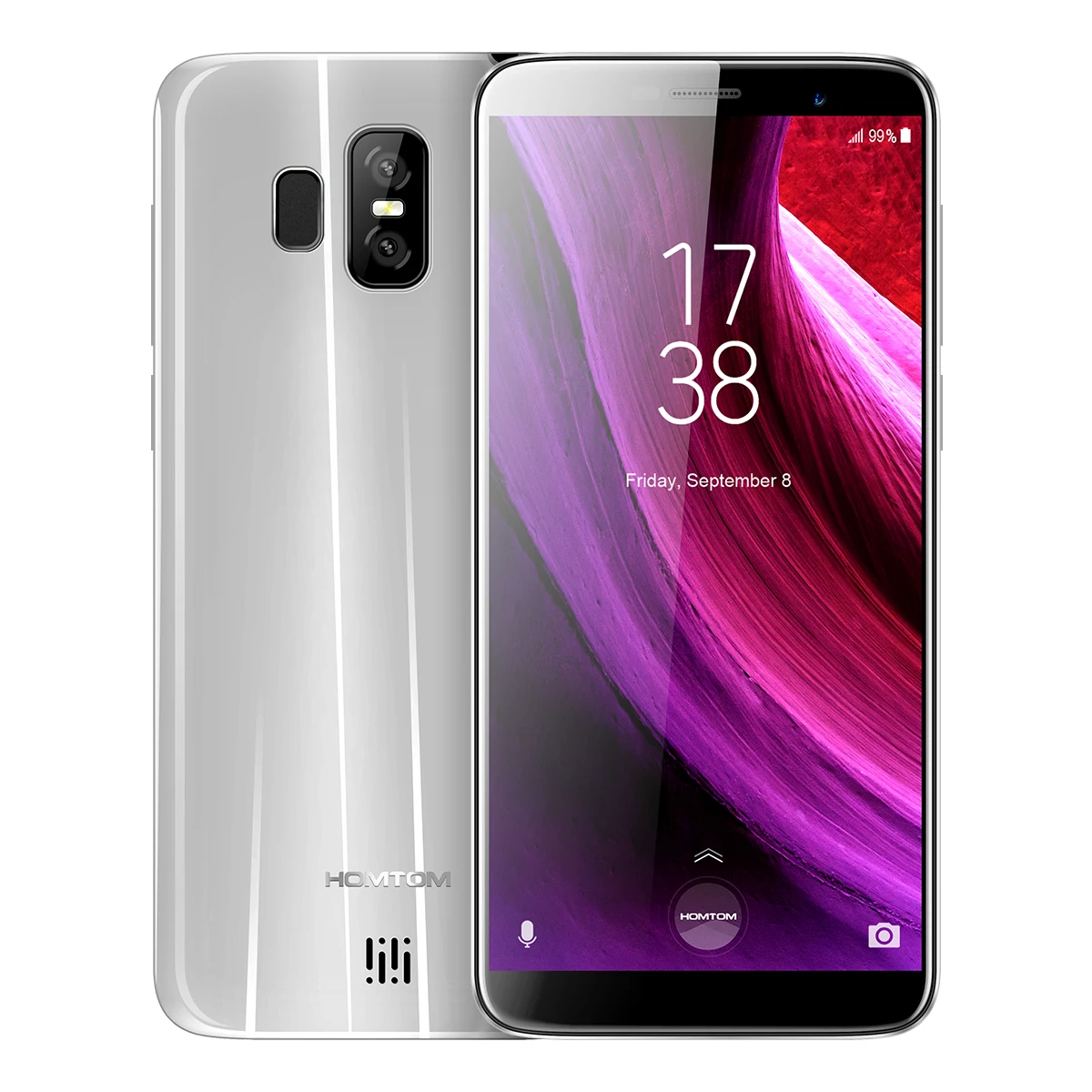 HOMTOM S7 5 дюймов 18:9 ips полный Дисплей HD смартфон mtk6737 четыре ядра двойная задняя Cam 3